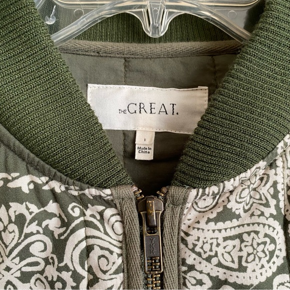 The Great Bandana Quilted Bomber Jacket - Picture 15 of 16